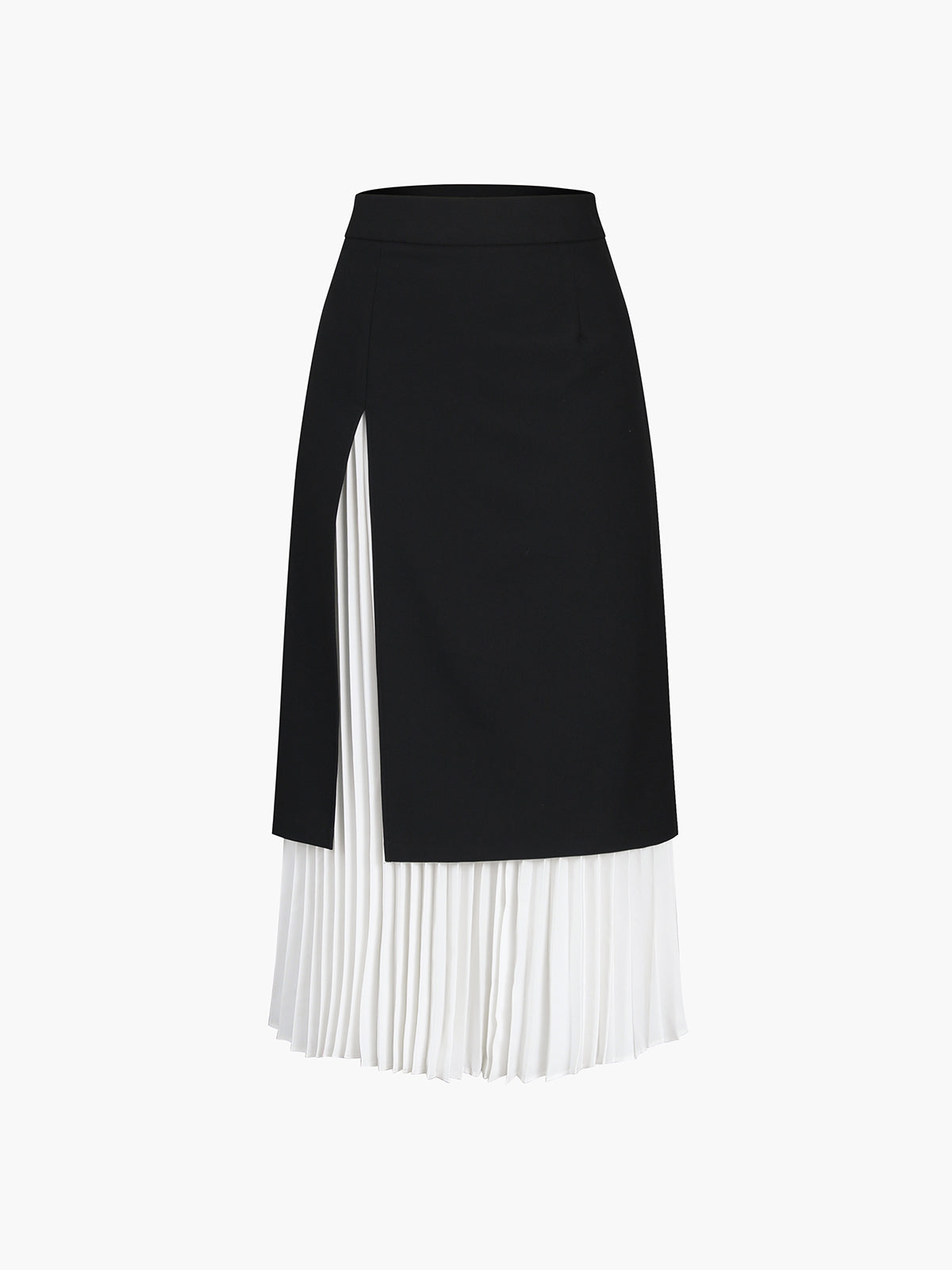 Crown Elara™ | Two Tone Pleated Skirt
