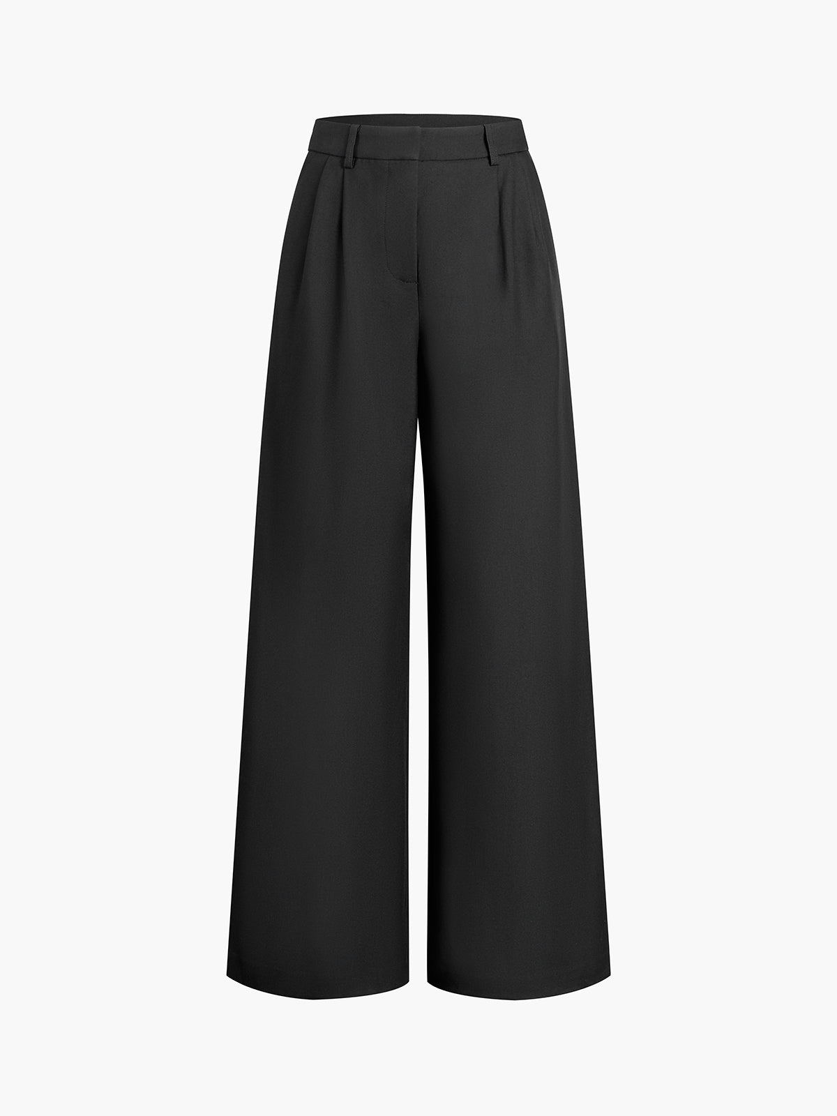 Crown Elara™ | Solid Wide Leg Pants