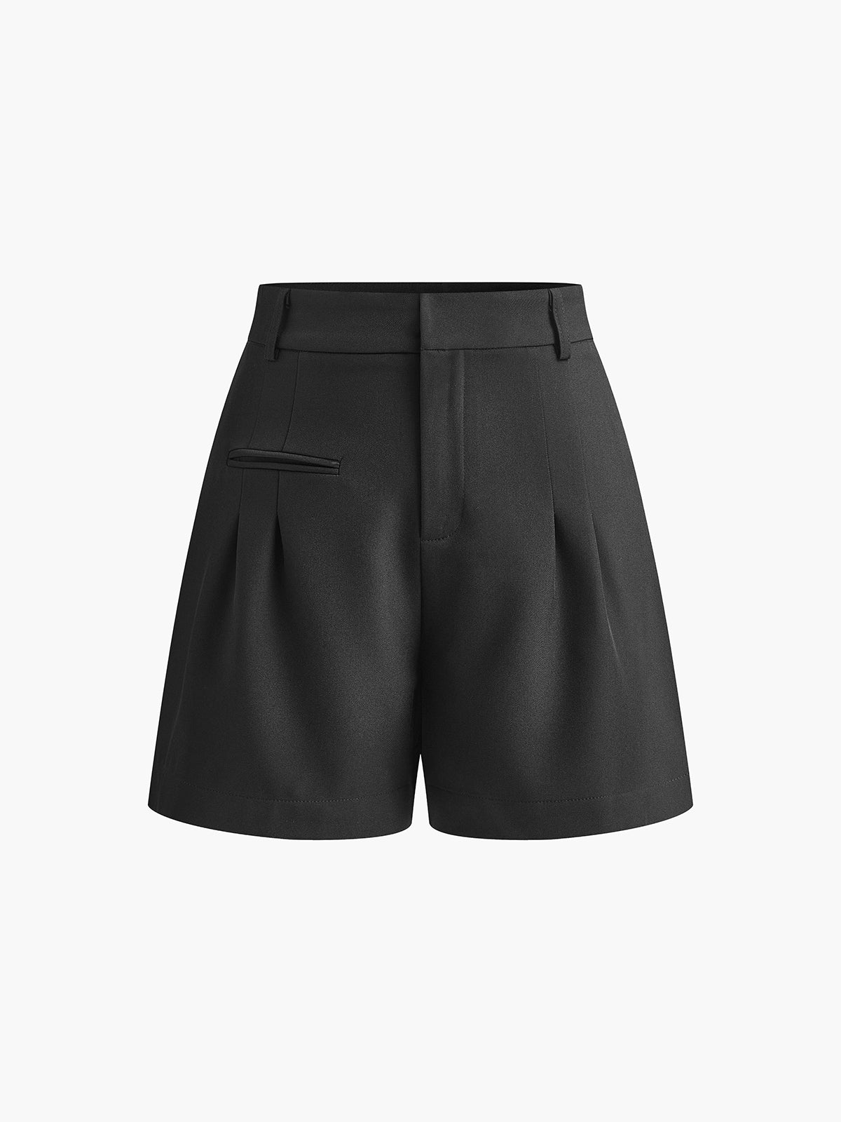Crown Elara™ | Semi-Sheer Mid-Waist Shorts