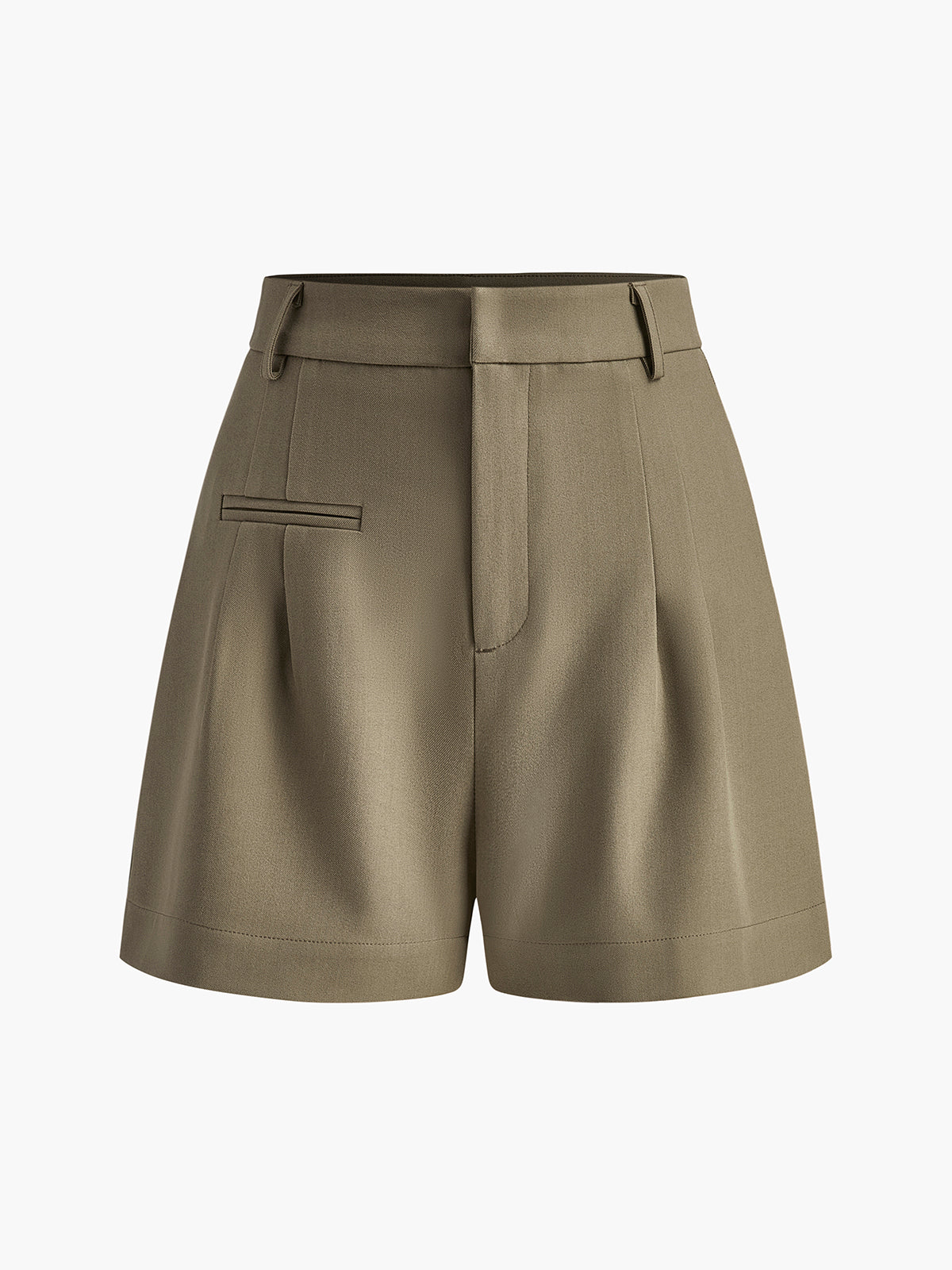 Crown Elara™ | Semi-Sheer Mid-Waist Shorts