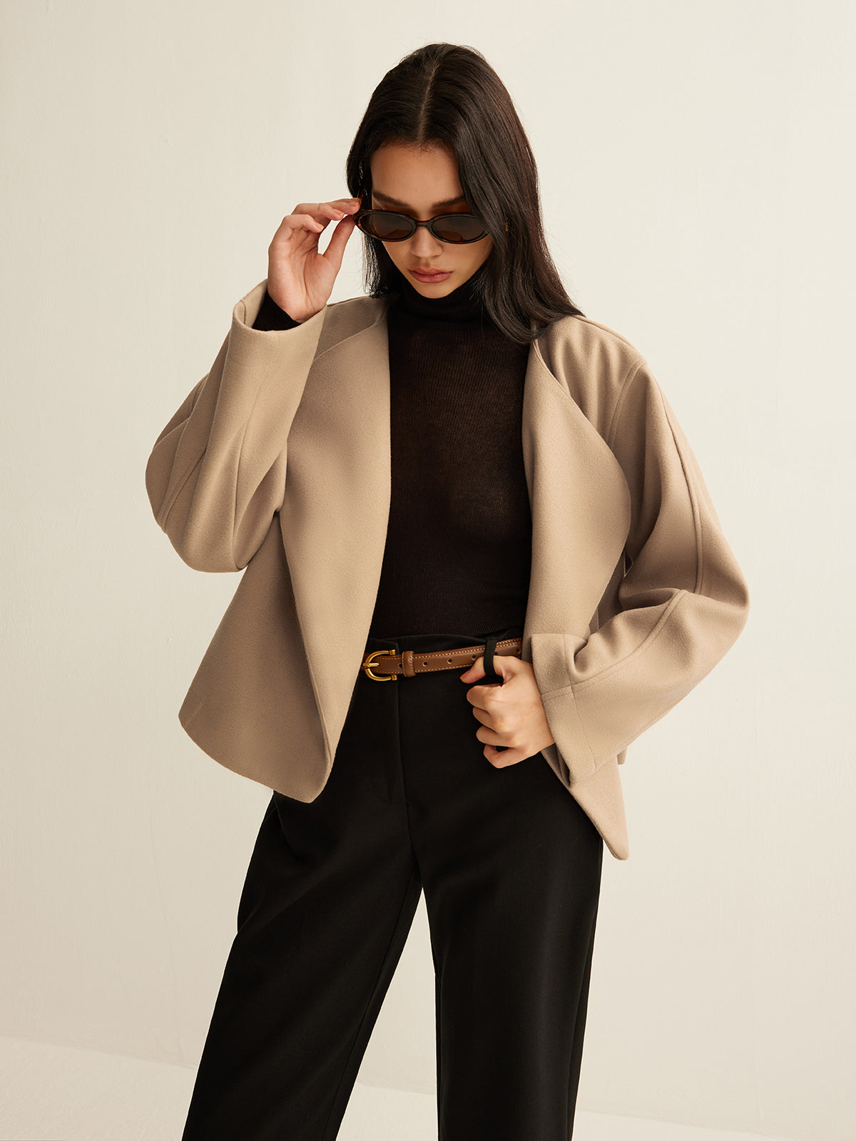 Crown Elara™ | Lapel Shift Jacket