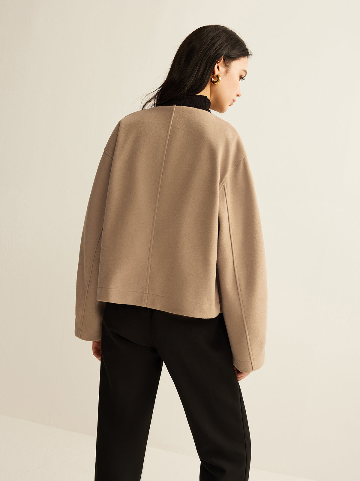 Crown Elara™ | Lapel Shift Jacket