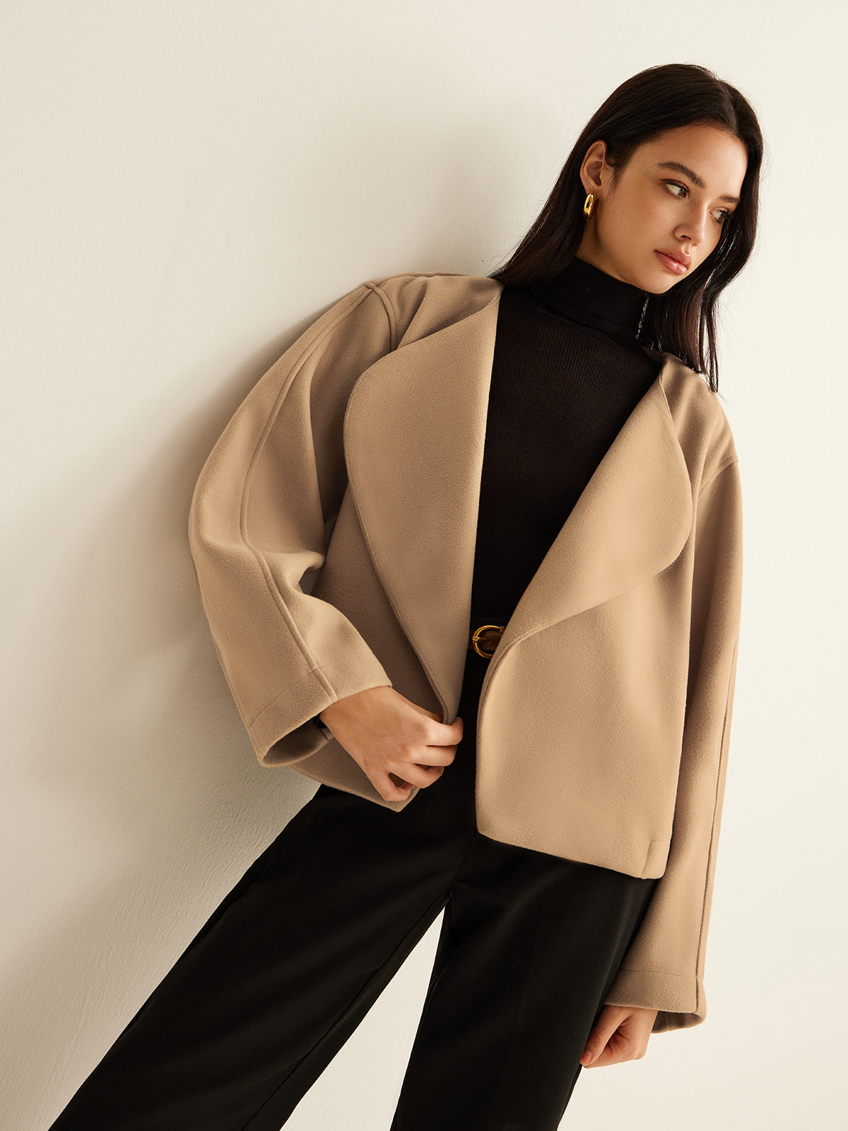 Crown Elara™ | Lapel Shift Jacket