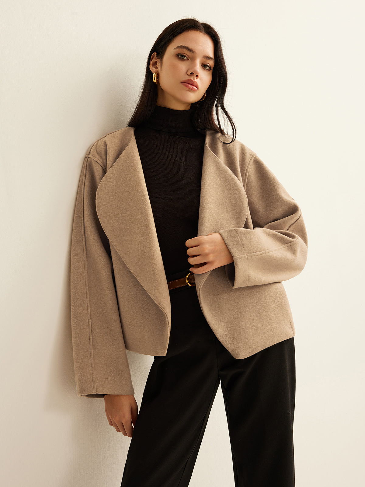 Crown Elara™ | Lapel Shift Jacket