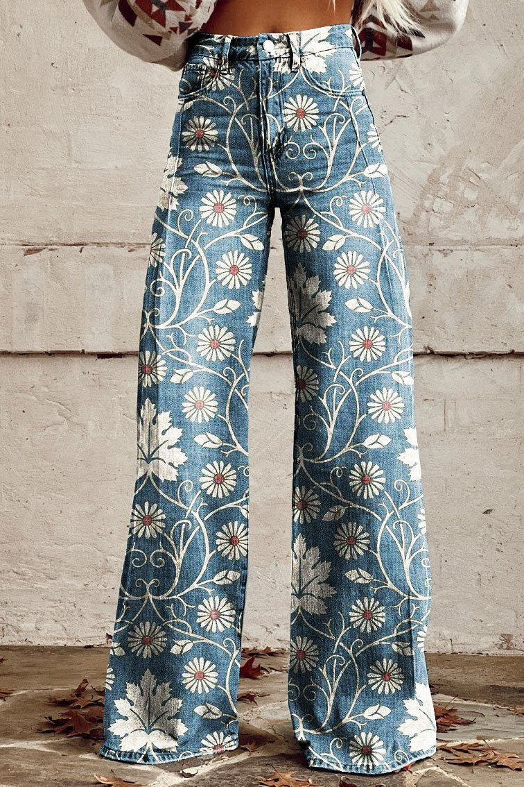 Crown Elara™ | Vintage Boho Trousers