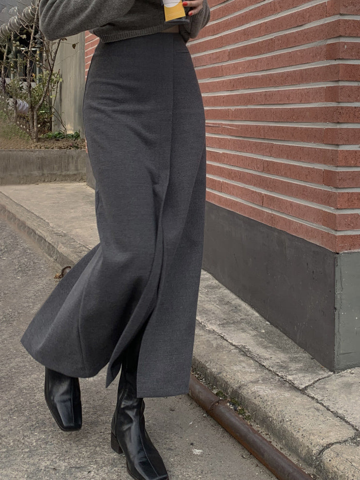 Crown Elara™ | Slit Maxi Skirt