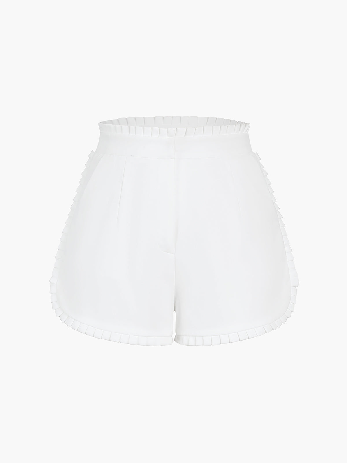 Crown Elara™ | Pleated Trim Shorts