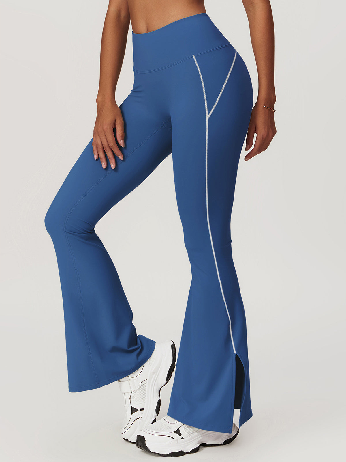 Crown Elara™ | High Waist Flare Leggings