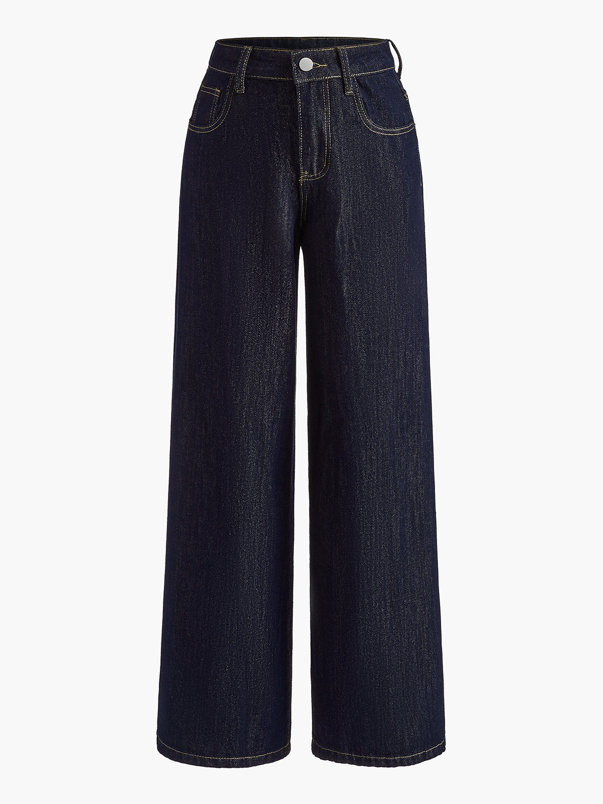 Crown Elara™ | Wide-Leg Denim Trousers