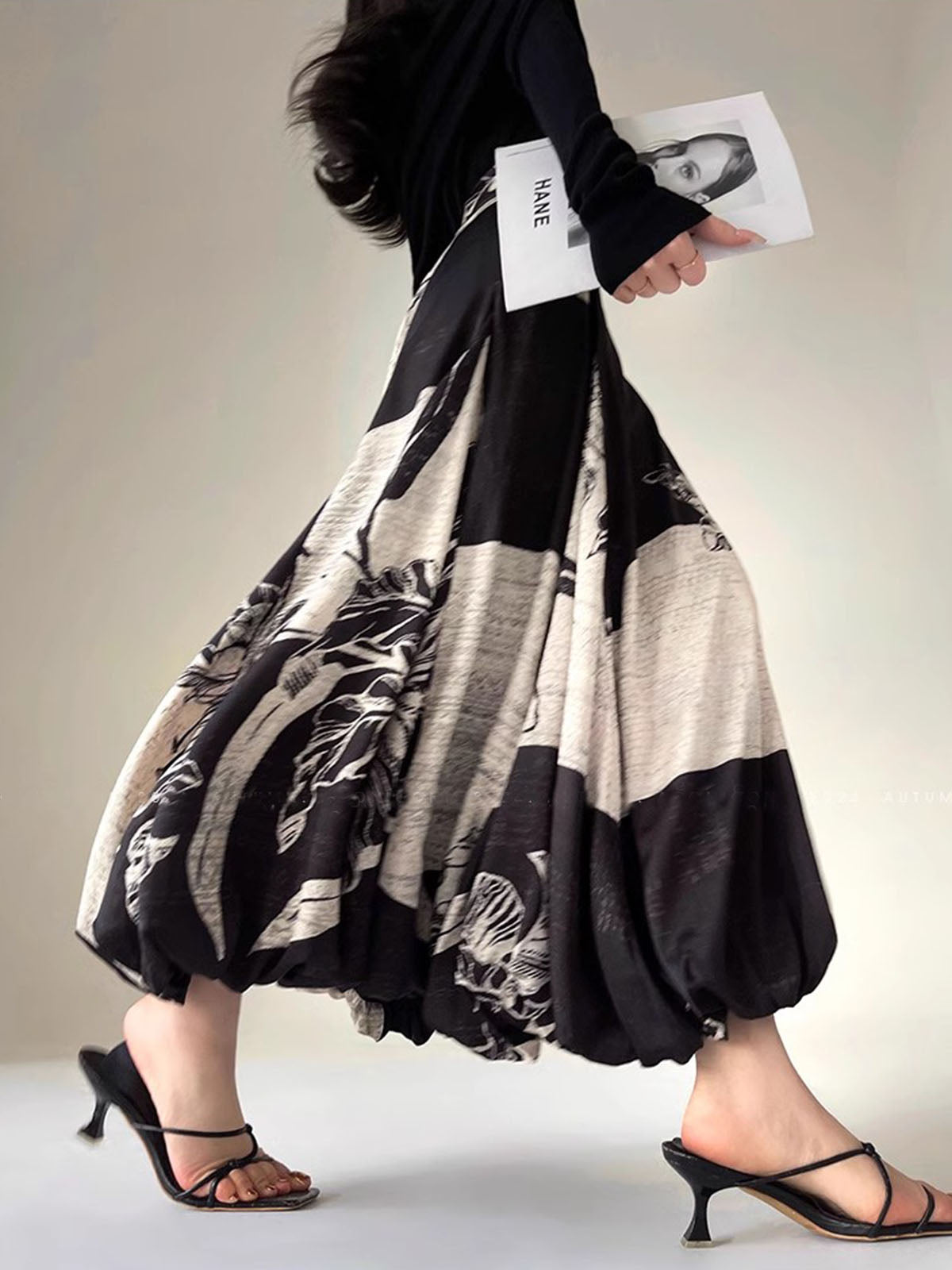 Crown Elara™ | Waist Side-Zipper Midi Skirt