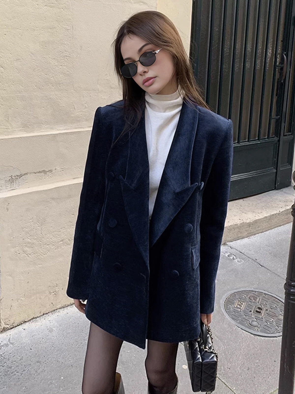 Crown Elara™ | Shift Button Blazer