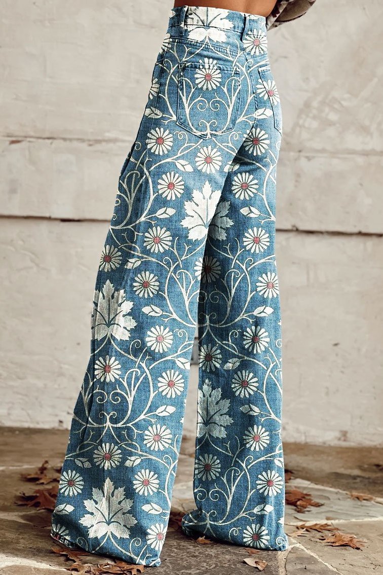 Crown Elara™ | Vintage Boho Trousers